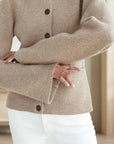 Cozygrace | Cardigan Chic Trøje Brun / Xs Jackets & Coats