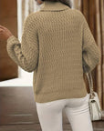 Cess - Elegante Gebreide Coltrui sweater
