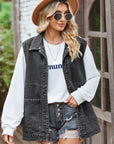 Denim Kvindevest | Bomuld Afslappet Og Trendy Tøj Tilbehør > Beklædning Jakker Veste