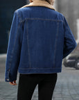 Denimjakke Med Sherpa-Fôr | Bomuld/Polyester Vinterklar & Moderne Tøj Og Tilbehør > Beklædning