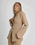 Gia - Veelzijdige Blazer Beige / Xs
