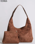 Jady | Suede Tote Bag Caramel