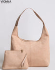 Jady | Suede Tote Bag Beige