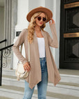Jhea - Effen Gebreid Vest Beige / S Cardigan