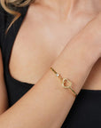 Freja - Armbånd med Hjerte og Uendelighed - Elegant og Justerbart Smykke-2