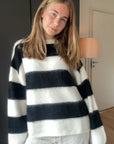 Lila | Mohair Crewneck Gestreept / S