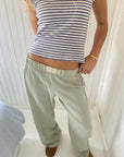 Afslappede Stribede Bukser | Bomuld | Komfort & Stil Tøj og tilbehør > Beklædning > Bukser > Casual Bukser