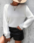 Razelle - Trendy Pluizige Trui Sweater