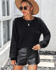 Razelle - Trendy Pluizige Trui Zwart / S Sweater