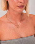 Freja - Halskæde med Twisted Heart Hanger - Organisk Elegance og Minimalistisk Design-5