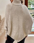 Poncho Sweater Med Knapper | Akryl Elegant & Komfortabel Tøj Og Tilbehør > Beklædning Overtøj Jakker