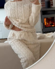 Wintersoft Pyjama Set Ivoorwit / S Hoodies & Sweatshirts