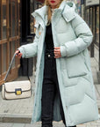 Casey - Winter Pufferjas Mintgroen / Xs Puffer Coat
