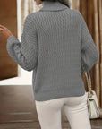 Cess - Elegante Gebreide Coltrui sweater