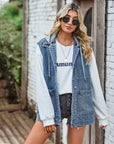 Denim Kvindevest | Bomuld Afslappet Og Trendy Tøj Tilbehør > Beklædning Jakker Veste