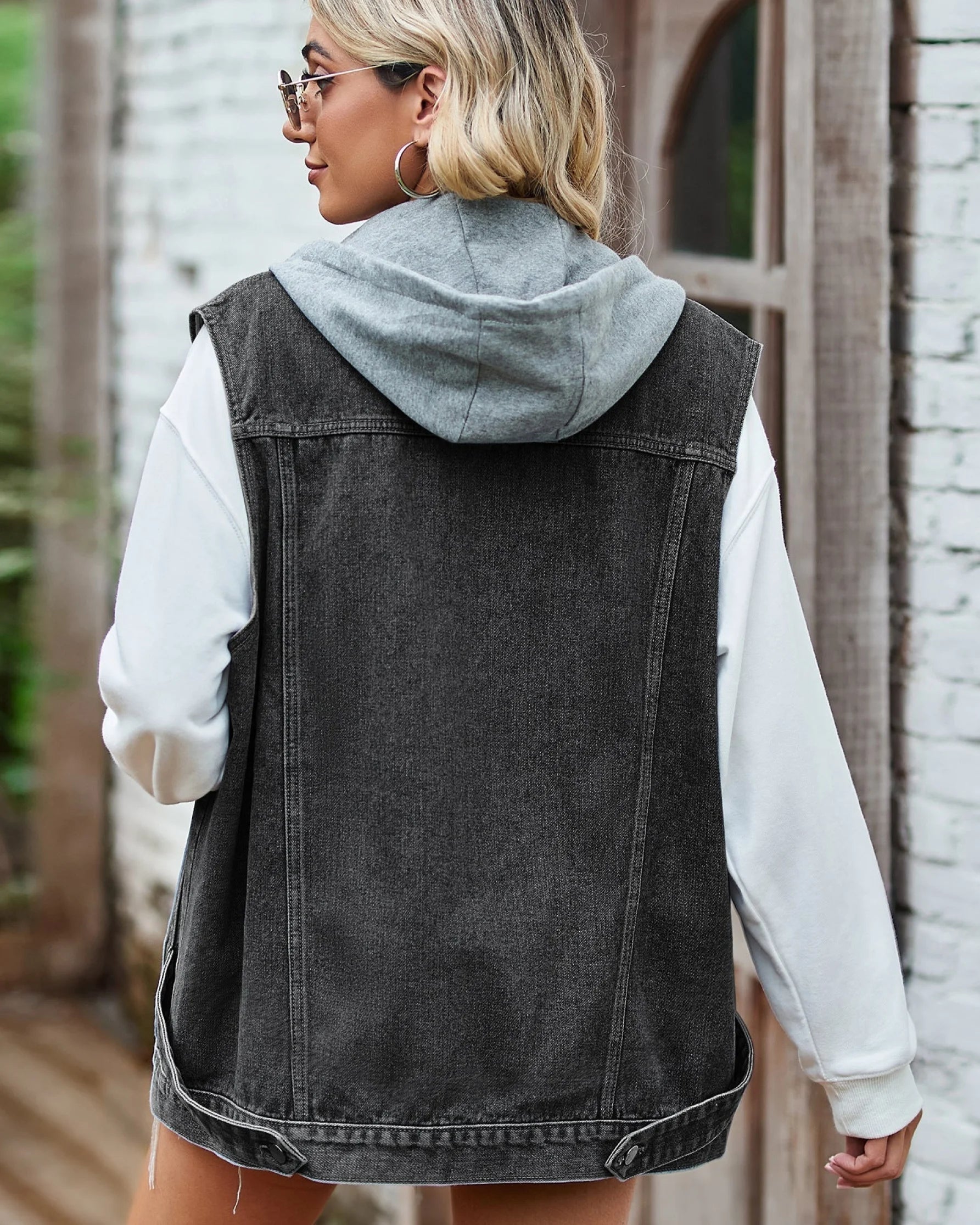 Denim Kvindevest | Bomuld Afslappet Og Trendy Tøj Tilbehør > Beklædning Jakker Veste
