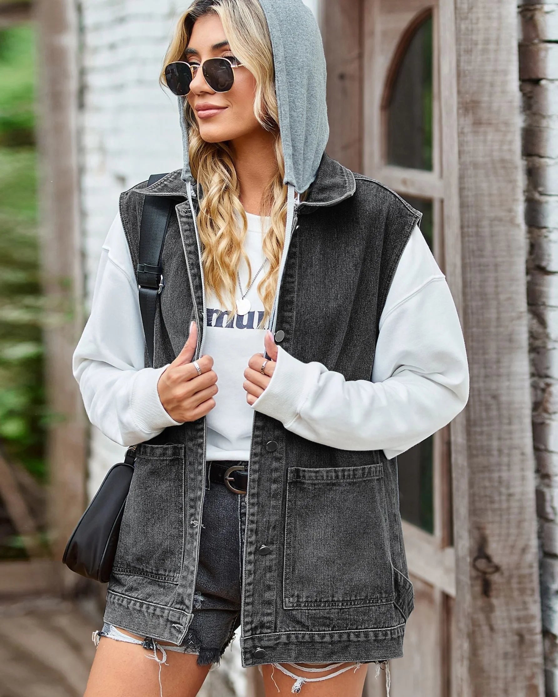 Denim Kvindevest | Bomuld Afslappet Og Trendy Tøj Tilbehør > Beklædning Jakker Veste