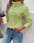 Elina Elegant Strikket Sweater Grøn / S Trøjer & Sweatere