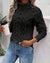 Elina Elegant Strikket Sweater Sort / S Trøjer & Sweatere