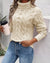 Elina Elegant Knitted Sweater Beige / S Sweaters & Sweaters