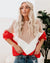 Emerson - Warme &amp; Kleurrijke Winter/Herfst Trui Rood / S