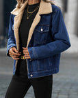 Denimjakke Med Sherpa-Fôr | Bomuld/Polyester Vinterklar & Moderne Tøj Og Tilbehør > Beklædning