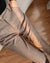 Freja - Stijlvolle Wollen Damesbroek Khaki / Xs Bukser