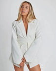 Gia - Veelzijdige Blazer Wit / Xs