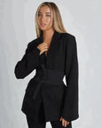 Gia - Veelzijdige Blazer Zwart / Xs