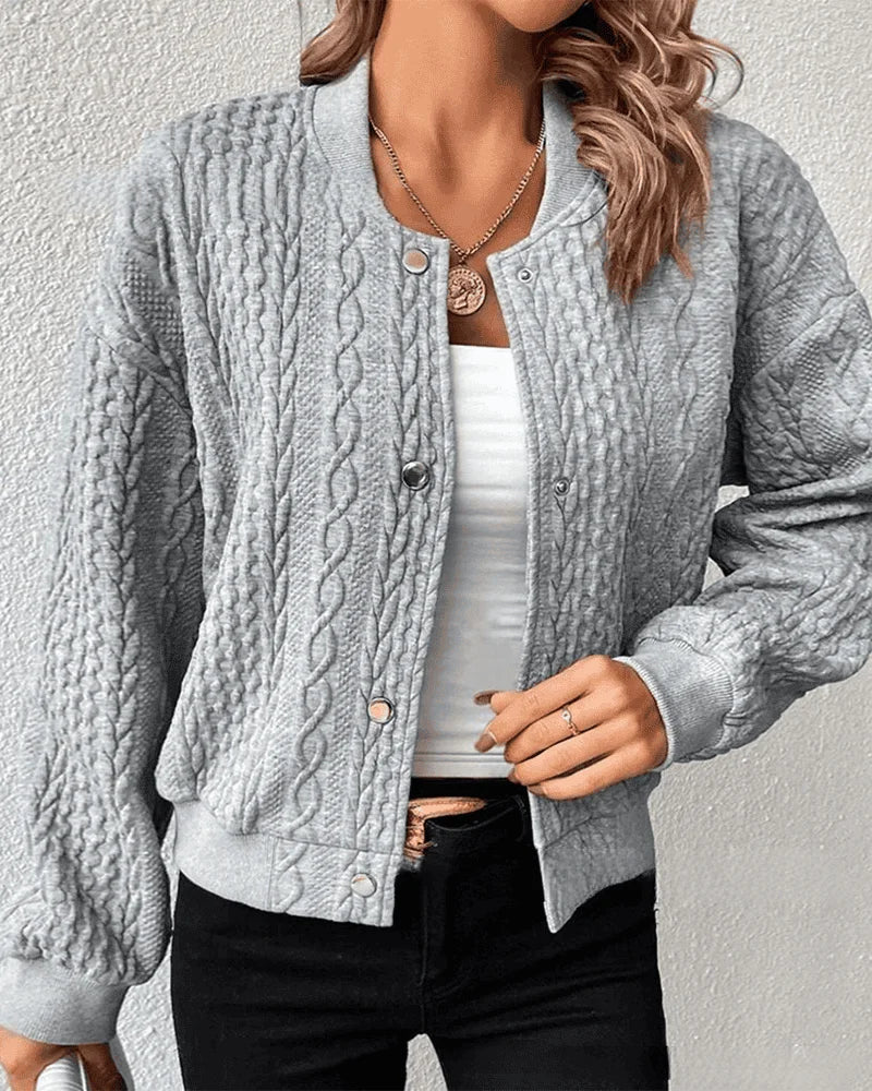 Giselle - Vest Met Knopen Grijs / S Sweaters &amp; Cardigans