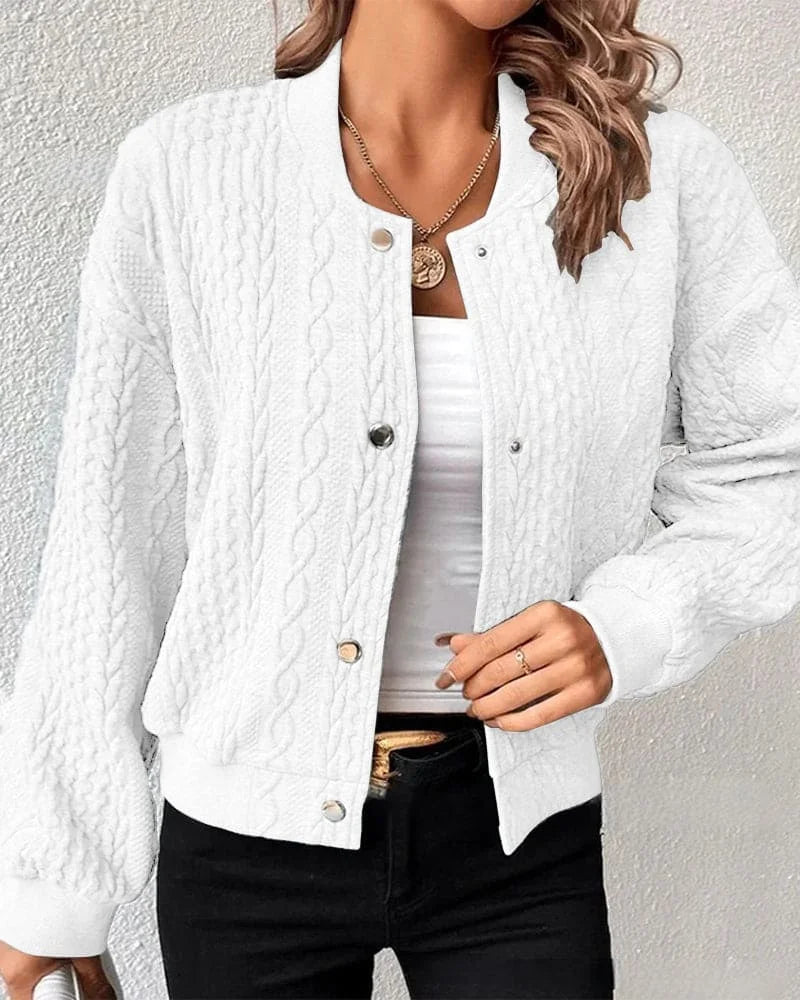 Giselle - Vest Met Knopen Wit / S Sweaters &amp; Cardigans