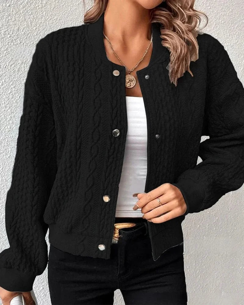 Giselle - Vest Met Knopen Zwart / S Sweaters &amp; Cardigans