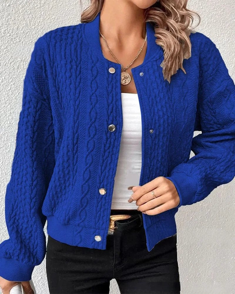 Giselle - Vest Met Knopen Blauw / S Sweaters &amp; Cardigans
