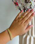 Vlinder Ring | Goud
