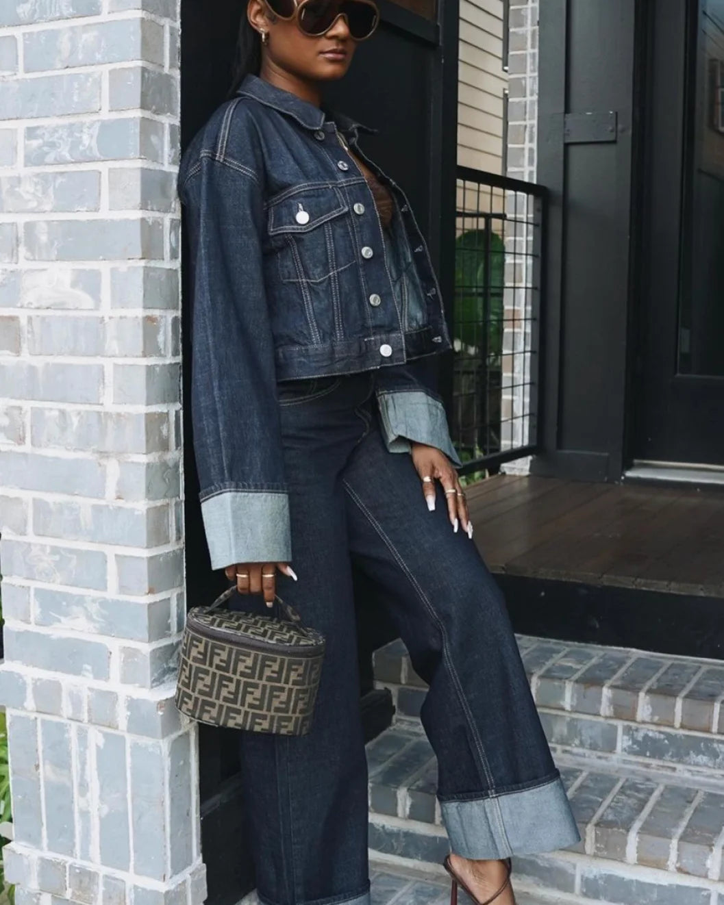 Jade | Denim Set
