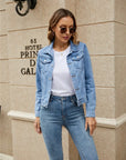 Jasna - Kort Denim Jasje Jakke
