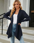 Jhea - Effen Gebreid Vest Cardigan