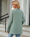 Jhea - Effen Gebreid Vest Cardigan