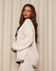 Charlotte - Strikket sweater med loungesæt