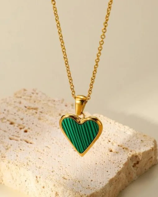 Parelmoer Hart Ketting