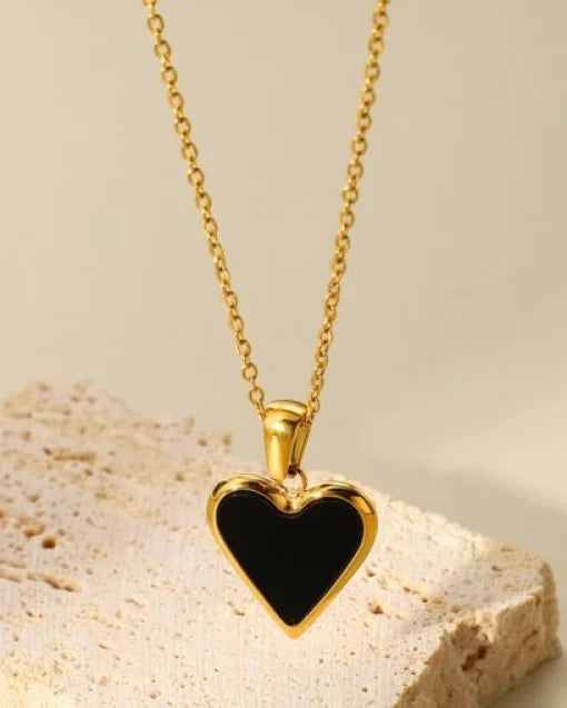 Parelmoer Hart Ketting