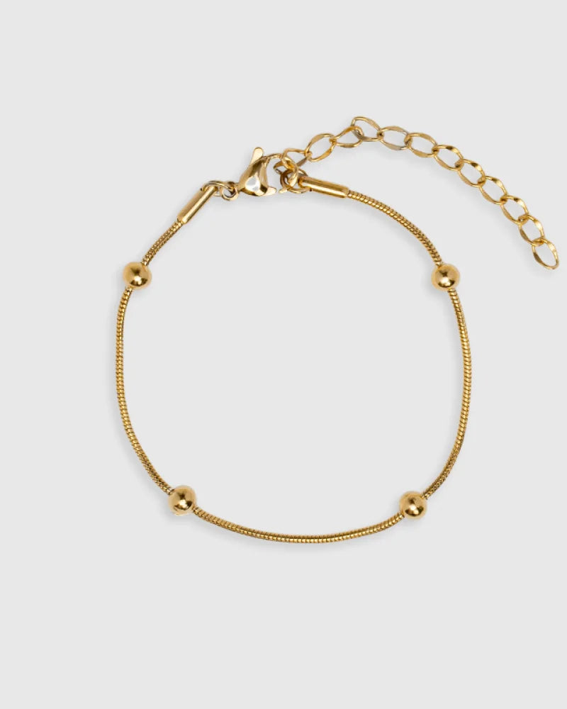 Freja - Slank Slange Kædearmbånd - Elegant og Minimalistisk Design til Kvinder-1