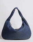 The Macy - Tote Bag Navy Blauw