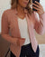 Manilyn - Blazerjasje Voor Dames Roze / Xs Blazer