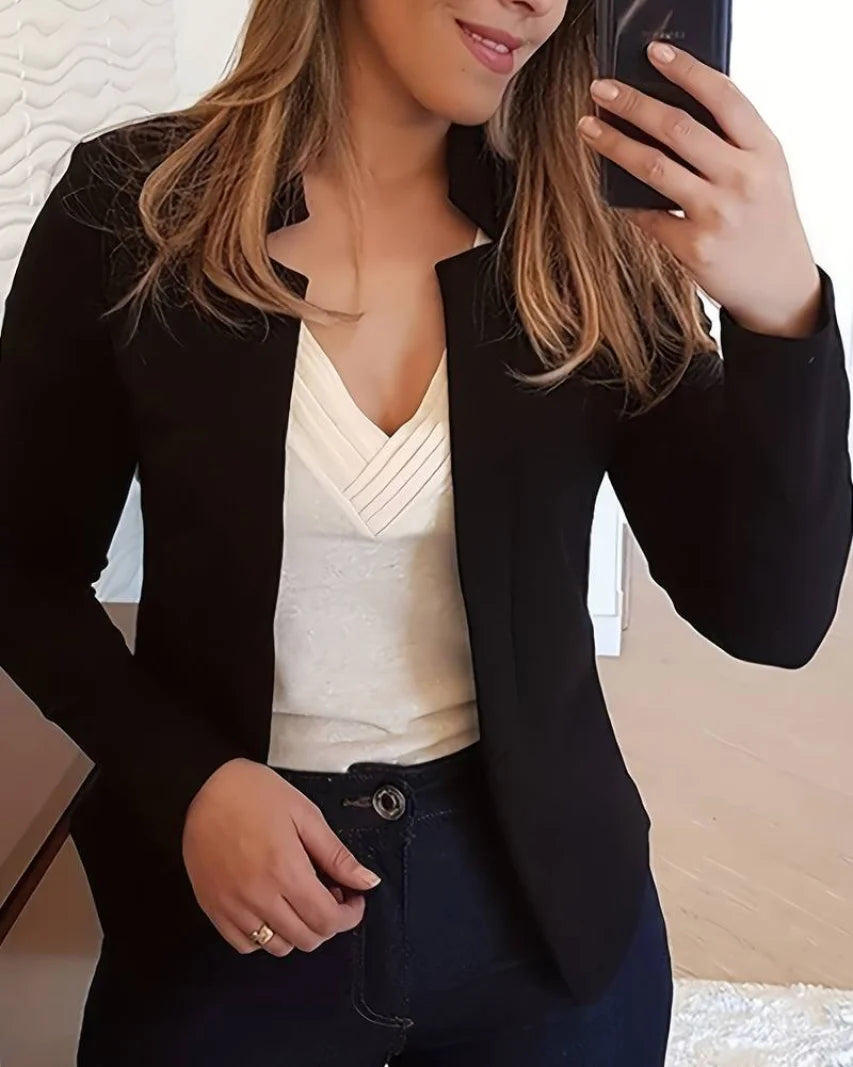 Manilyn - Blazerjasje Voor Dames Zwart / Xs Blazer