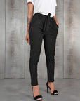 Marnie Broek | Dames Slimfit Zwart / Xs Bukser