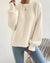 Maya - Casual Gebreide Trui Dames Abrikoos / S