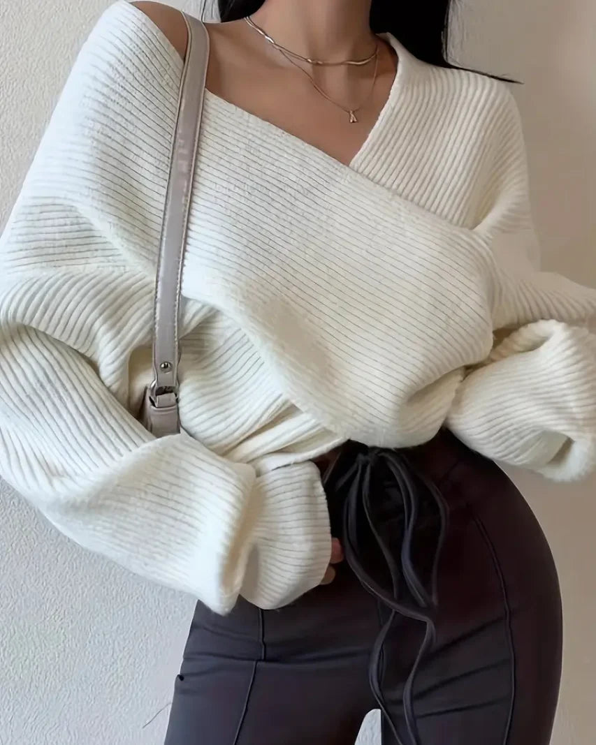 Neneth - Trendy Gebreide Trui sweater