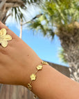 Klaver Armband | Goud