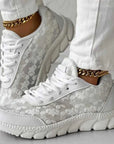 Nora - Komfortable Hvide Sneakers - Støttende og Åndbar - Unisex-2